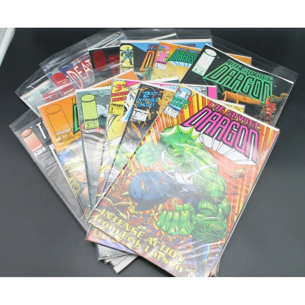 Savage Dragon Lot #1-6 + vs TMNT Megaton Man Deathblow Image Comics 90s